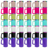 USA warehouse RTS-20oz Rainbow Plated Stainless Steel Coffee Mugs - Laser Engraving Ready-Gabby