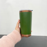 25pack 20oz powder coated colored copper plated underneath tumbler cups with magnetic sliding lid-Gabby