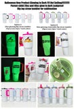 USA warehouse-Halloween 25 pack 20oz glow in the dark leak proof lids handle tumblers for sublimation-Gabby