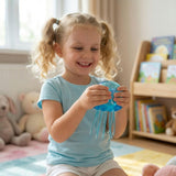 NEEDOH Jelly Squish Toy Glitter Jellyfish Squeeze Stress Relief Fidget Toy for Kids Adults Anxiety Relief Sensory Play