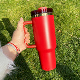 USA warehouse RTS_20 pack 40oz H2.0 gold plated black tumblers with handle for laser engraving-Gabby