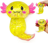 100pcs pack glitter squishy Salamander Stress Ball Squish Fidget Toy - Stress Relief Squishy toy for Kids & Adults-Gabby