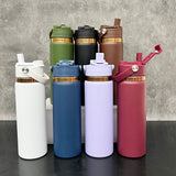 2026 New Style Multi Functional 2 in 1 Flip Top Sports Spout Lid Mirror Copper Plated Underneath 20oz Stainless Steel Tumbler-Gabby