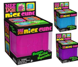 Nee Dohh Nice Cube Super Solid Squish Fidget Toy - Stress Relief Squishy Cube for Kids & Adults, 2.25" Sensory Toy-Gabby