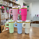 USA warehouse RTS_25 pack 14oz macaron glossy gold plated underneath kids travel mug tumbler-Gabby