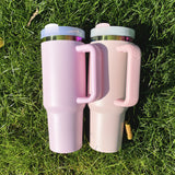 USA warehouse RTSz-20pcs 40oz H2.0 rainbow plated Valentine'Day colors pink tumblers_Gabby
