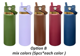 2026 New Style Multi Functional 2 in 1 Flip Top Sports Spout Lid Mirror Copper Plated Underneath 20oz Stainless Steel Tumbler-Gabby