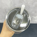 20oz Mirror Purple Plated Underneath Tumbler -25 pack black and white mixed Laser Engraving Ready | Bulk Wholesale