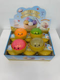 USA pre-selling-72pcs-New Glitter Dumpling Squishies TPR Maltose Squishy Soft Toys Colorful Stress Balls Squeeze Toys Slow Rebound Stress Relief Toy-Gabby