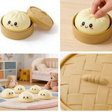 Dumpling Squishies Glitter TPR Maltose Squishy Soft Toys Colorful Stress Balls Squeeze Toys Slow Rebound Stress Relief Toy