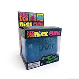 Nee Dohh Nice Cube Super Solid Squish Fidget Toy - Stress Relief Squishy Cube for Kids & Adults, 2.25" Sensory Toy-Gabby