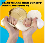 Dumpling Squishies Glitter TPR Maltose Squishy Soft Toys Colorful Stress Balls Squeeze Toys Slow Rebound Stress Relief Toy