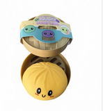 Dumpling Squishies Glitter TPR Maltose Squishy Soft Toys Colorful Stress Balls Squeeze Toys Slow Rebound Stress Relief Toy