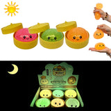 USA pre-selling-72pcs-New Glow in the Dark Glitter Dumpling Squishies TPR Maltose Squishy Soft Toys Colorful Stress Balls Squeeze Toys Slow Rebound Stress Relief Toy-Gabby